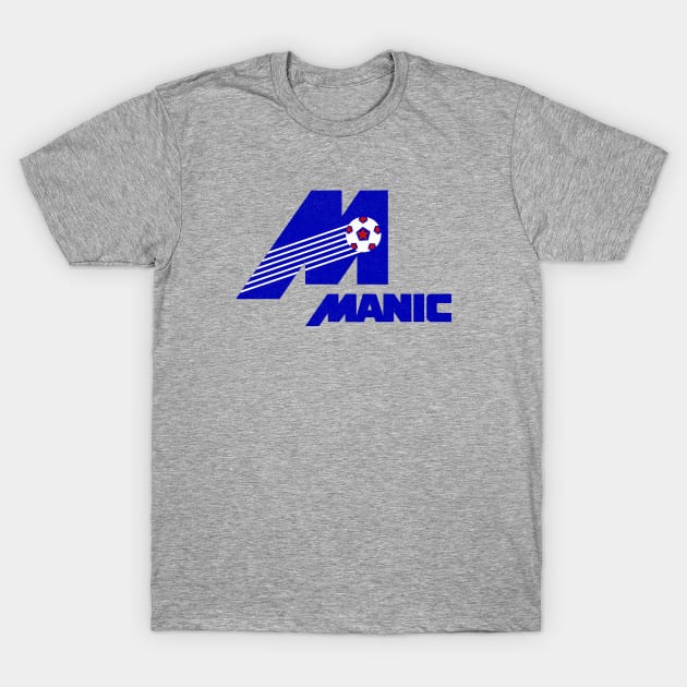 Defunct Montreal Manic Soccer 1981 T-Shirt by LocalZonly